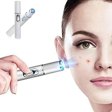 Imagem de 2 Pçs Caneta Laser Para Acne Terapia Com Luz Azul, Distúrbios Venosos Conjunto De Tratamento Em Casa Apagador De Veias De Aranha Para Dor Nas Pernas E Alívio Do Inchaço,2 Unidades,Pleasant63