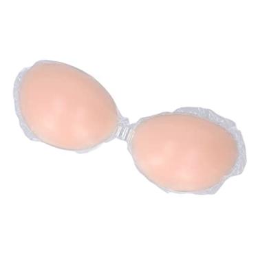 Imagem de Almofada de silicone para seios, capas de mamilo femininas reutilizáveis à prova d'água, para situações que precisam usar um vestido (copo C)