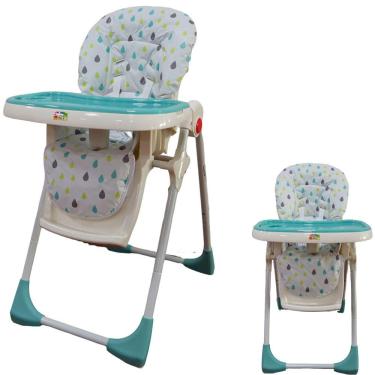 Imagem de Cadeirão de Alimentação Bebê Cadeira Refeição Conforto Segurança Impactus Pingos - Baby Style