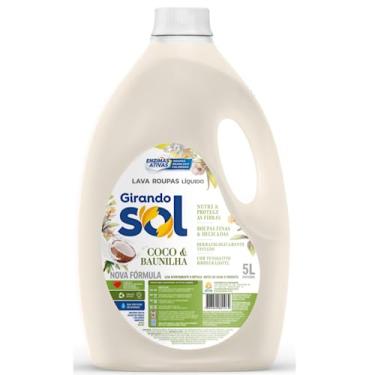 Imagem de Girando Sol Lava Roupas Líquido Coco E Baunilha 5L