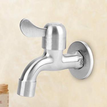 Imagem de Torneira única de Aço Inoxidável 304, Torneira de Cozinha, Máquina de Lavar, Alavanca de Torneira para Máquina de Lavar Roupa, Casa, Cozinha e Jardim