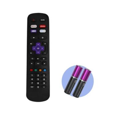 Imagem de Controle Remoto Compatível com Semp TCL TV Toshiba Roku Smart com Pilhas