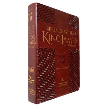 Imagem de Bíblia De Estudo King James Atualizada  Kja  Textos Coloridos  Letra G