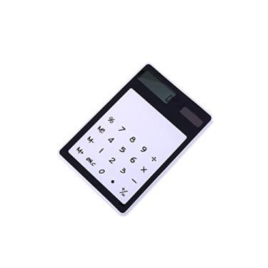 Imagem de EXCEART Calculadora Simples Calculadora Transparente Calculadora Legal Calculadora De Tela Sensível Ao Toque Calculadora Padrão Calculadora De Estudantes Pequena Aluna Computador