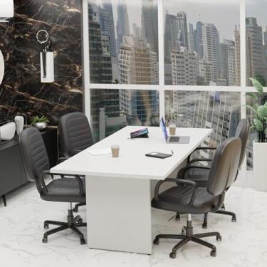 Imagem de Mesa Para Escritório 2mx1m Tampo 30mm - Branco