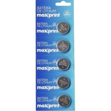 Imagem de Bateria De Litio Cr2032 3V Cartela Com 5 Und. Maxprint