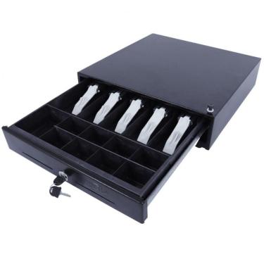 Imagem de Gaveta Caixa para Dinheiro Registradora Manual Chave Aço Supermercado Loja Comercio - Innal