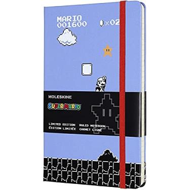 Imagem de Moleskine Ltd Edition Notebook, Super Mario, Full Game / Blue, Large, Ruled Hard Cover (5 x 8.25)