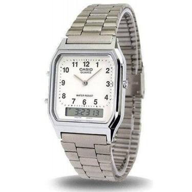 Imagem de Relógio Feminino CASIO Analógico/Digital Social AQ-230A-7BMQ
