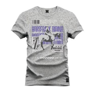Imagem de Camiseta Plus Size T-Shirt Algodão Premium 30.1 Capa De Cavalo - Nexst