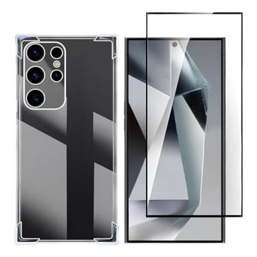 Imagem de Capa Capinha Case Anti-Impacto Transparente Premium Silicone + Película de Ceramica 9D para Samsung Galaxy S23, S23 Plus e S23 Ultra (S23 Ultra)