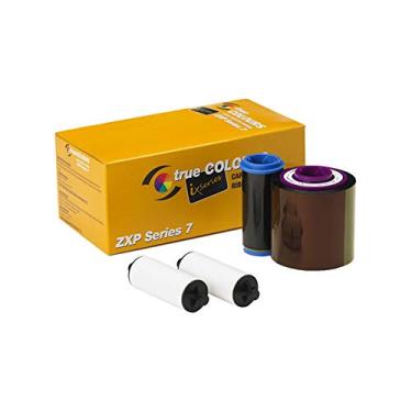 Imagem de Zebra Technologies 800077-701 True Colors IX Série IX Ribbon monocromático para série ZXP, 7 compatível, preto, 2500 rótulos por rolo
