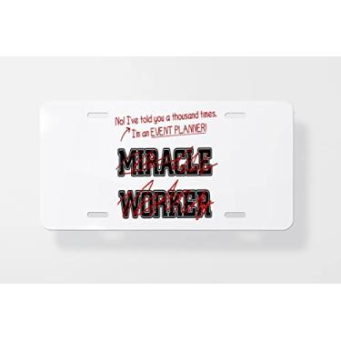 Imagem de Capa para placa de licença de vidro para planejador de eventos – Capa para placa de carro – Capa para placa de carro 15,24 x 30,48 cm