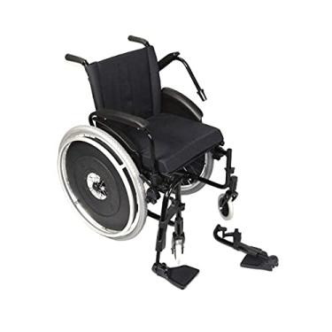 Imagem de Cadeira de Rodas Manual Dobrável em Alumínio modelo Avd Alumínio - Ortobras-42x40x40cm-Prata