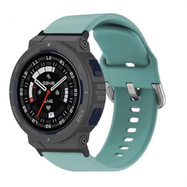 Imagem de hengkang Pulseira de silicone ajustável para Amazfit Active Edge A2212 (verde menta)