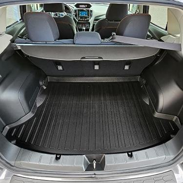 Imagem de Forro de carga premium para Subaru Impreza Hatchback 2018-2023 - 100% de proteção - Tapete de porta-malas de carro com ajuste personalizado - Tapete de carga preto para todas as estações - Forro de porta-malas medido a laser em 3D para Subaru Crosstrek