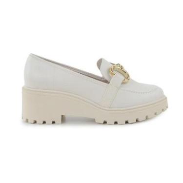 Imagem de Sapato Feminino Beira Rio Oxford Branco Off - 4300102-Feminino