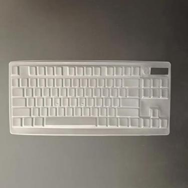 Imagem de Capa protetora de teclado TPU transparente à prova d'água à prova de poeira para Razer Deathstalker V2 Pro 87 teclas RZ03-0437