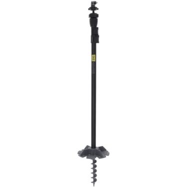 Imagem de Hawk Sistema de vigilância de câmera | Suporte de câmera versátil estável ajustável de 56 a 129 cm de altura 360 graus com rotação fácil de montar para trilha de caça com rosca padrão de 1/10.2-50.8