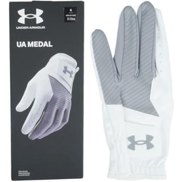 Imagem de Under Armour Luvas de golfe masculinas medalhas, aço (035)/aço, mão esquerda GG cadete