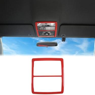 Imagem de Aunginsy Capa de painel de luz de leitura frontal compatível com Toyota Tacoma 2016-2023 console central fileira frontal moldura de luz de leitura automática painel de lâmpada de teto interno capa