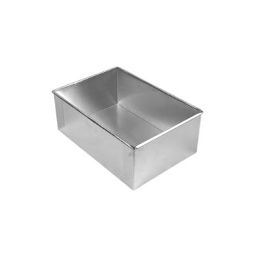 Imagem de FORMA RETANGULAR PARA BOLO ALTA 25X17X10 ALUMÍNIO