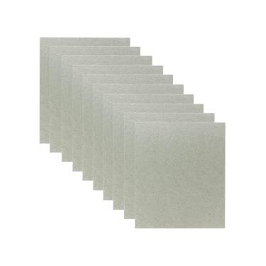 Imagem de 10 peças de capa de guia de onda, lençol universal para forno de micro-ondas, corte livre de acordo com o tamanho necessário, 150 x 120 mm, pacote com 10