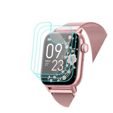 Imagem de Futanwei [Pacote com 3] Película protetora de tela AKUMAKA G39 de PET de 4,7 cm [compatível com capas] [transparente HD] [antiimpressões digitais] [antiarranhões] [sem bolhas] projetada para o