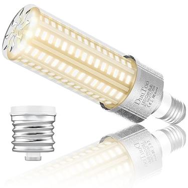 Imagem de DuuToo Lâmpada LED milho super brilhante 35W (equivalente a 300 watts) - 3000K branco quente 4200 lúmens - E26/E39 lâmpada de LED base Mogul para luzes de teto comerciais de grande área - Garagem [Mini Sun 3]