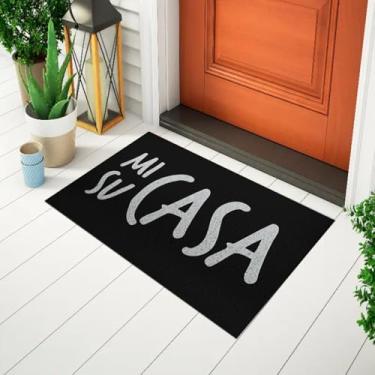 Imagem de Capacho Divertido e Criativo Para Porta Frase - Mi Casa Su Casa Ca212