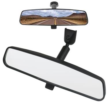 Imagem de Osompar Kit de espelho retrovisor interno universal de 26,7 cm para Toyota Corolla RAV4, Ford Focus F150, Hyundai Elantra, Kia Optima, Jeep Wrangler Compass, Nissan Rogue e mais espelhos retrovisores