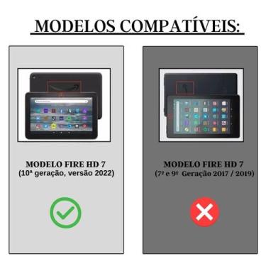 Imagem de Capinha Case Magnética Para Novo Tablet Fire Hd7 2022 - Star Capas E A