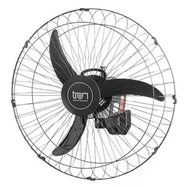 Imagem de Ventilador de Parede 50cm Bivolt Preto 140w com 3 Pás - Tron, Bivolt