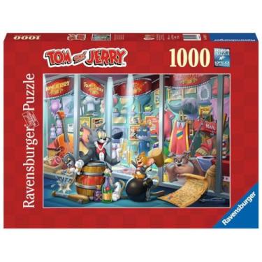 Imagem de Ravensburger Puzzle 16925 - Ruhmeshalle von Tom & Jerry - 1000 Teile Tom & Jerry Puzzle für Erwachsene und Kinder ab 14 Jahren