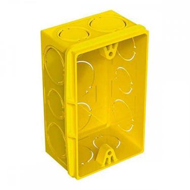 Imagem de Caixinha Luz Amar.Tigreflex 4X2 . / Kit C/ 24 Unidades