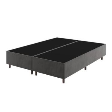 Imagem de Base Box King Size Class (38x193x203cm) Grafite - Casa Giulia - Vian