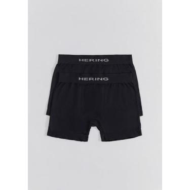 Imagem de Kit 2 Cuecas Boxer Sem Costura - Hering, G, Preto