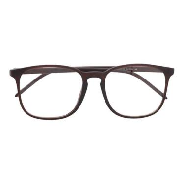Imagem de Armação Óculos Grau Maculino Quadrada Sky Marrom - Palas Eyewear