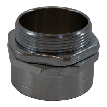 Imagem de Conector Macho Girat.Cmgr-G 2' Latao Zinc. Indel, Prata