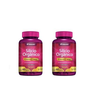 Imagem de Kit 2 Silício Orgânico + Vitaminas 60 Caps Herbamed Beauty