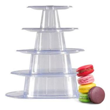 Imagem de Torre para Macarons 5 Pisos (69 Mararons) 1 Unidade - San Felipo