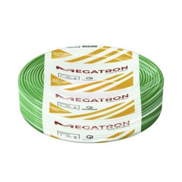 Imagem de Cabo Flexível Megatron 6MMx100M Rolo 750V Verde