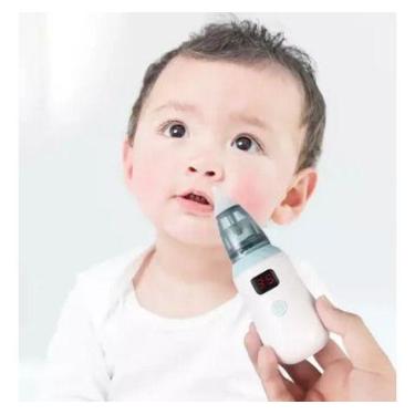 Imagem de Aspirador Nasal Bebe Infantil Catarro Meleca Eletrico Recare - oem