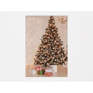 Imagem de Painel De Festa Vertical 1,50 x 2,20 - Árvore de Natal Fundo Claro 007