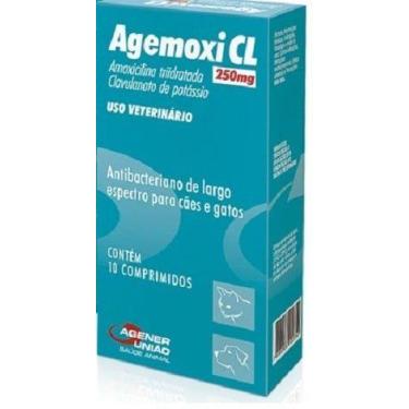 Imagem de Agemoxi cl agener uniao 250mg 10 comprimidos