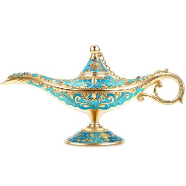 Imagem de Lâmpada decorativa vintage Aladdin Magic Genie Edição de colecionador