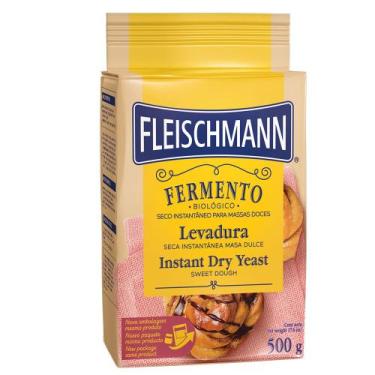 Imagem de Fermento Biológico Seco Instantâneo Massa Doce Fleischmann 500g