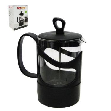 Imagem de Cafeteira Francesa / Chaleira De Vidro 660ml Com Tampa E Bas - Oem