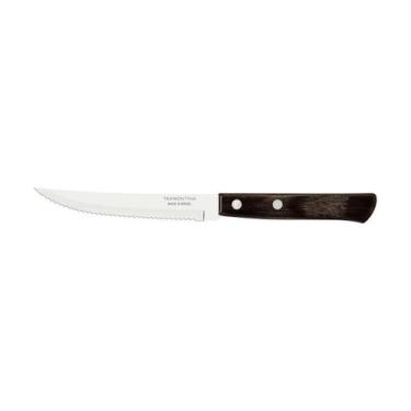 Imagem de Faca para Churrasco com Lâmina em Aço Inox 5 Tramontina, Castanho