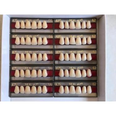 Imagem de Dentes Resinas Provisório  Cx Completa Modelo A25 - 62 - Triunfo - Rea